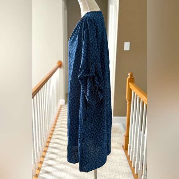 SHEIN Clasi Plus Size Floral Print Tunic Midi Dress Size 4xl - Picture 9 of 10